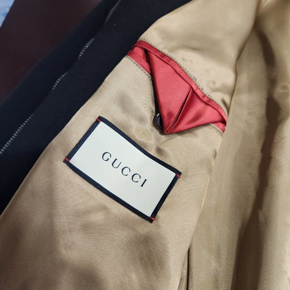 GUCCI Logo-Patch Bomber Jacket - Picture 12 of 14